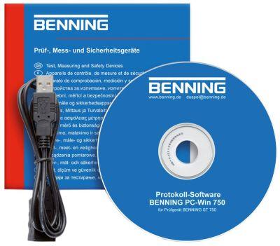 Software til model BENNING ST750-x til apparattester