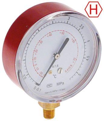 Manometer ø 80mm R410a HIGH 1/8