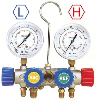 Montørhjælp R410a 4000PSI 4-vejs ø 80mm 3/8