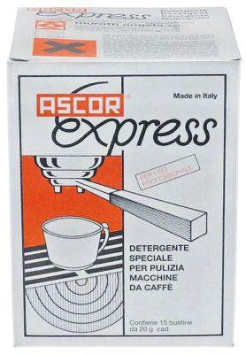 Rengøringsmiddel til kaffemaskine 15 poser á 20g Tilladelse  - ASCOR Express 300g