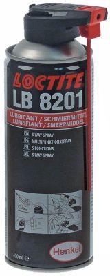 Smøremiddelspray universel Maks. temperatur 50°C LOCTITE 8201 400ml Dåse