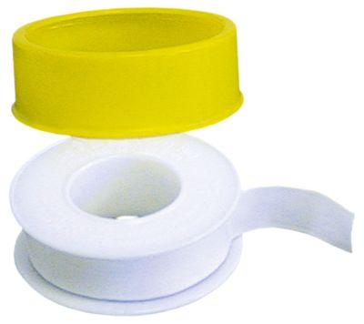PTFE-bånd B 12mm Materialestyrke 1mm temperaturbestandig, elastisk til fint gevind