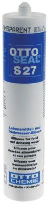 Silikone transparent Egnet til levnedsmidler S27 310ml Patron