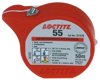 Rørtætningssnor Loctite50 m