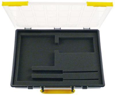 Kuffert Polypropylen Nyttelast 5kg G3-0B med skumgummiindlæg Udvendige mål 338x261x57mm