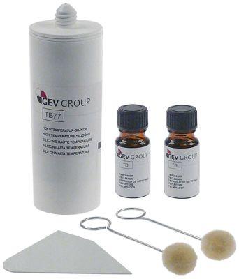 Højtemperatur-silikone T.maks. 300°C TOMABOND TB77S 150ml
