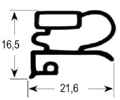 Pakninger til køl Profil 9030 B 446mm L 540mm Udvendige mål Køleteknik Størrelse 1/1