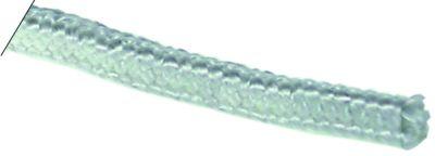 Snorpakning kvadratisk Størrelse 16x16mm T.maks. 550°C flettet til låge L 12m