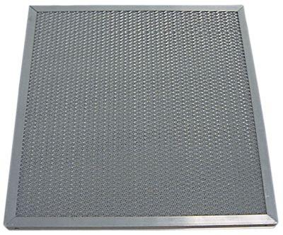 Fedtopsamlingsfilter Aluminium H 400mm B 450mm Ventilationsteknik Tykkelse 20mm Positioner 13
