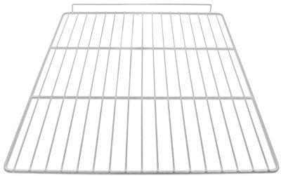 Gitterrist B 530mm D 650mm H 60mm Stål med plastikbelægning hvid