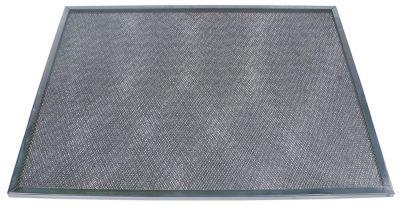 Fedtopsamlingsfilter CNS H 625mm B 500mm til emhætte Tykkelse 12mm Udvendige gitre 2