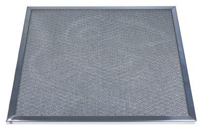 Fedtopsamlingsfilter CNS H 400mm B 350mm til emhætte Tykkelse 12mm Udvendige gitre 2