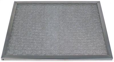 Fedtopsamlingsfilter CNS H 500mm B 400mm til emhætte Tykkelse 20mm Udvendige gitre 2