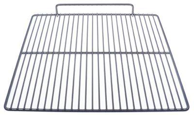 Gitterrist B 555mm D 510mm H 60mm Stål med plastikbelægning