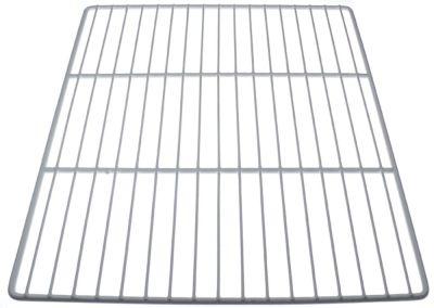 Gitterrist B 650mm D 530mm H 11mm Stål med plastikbelægning hvid