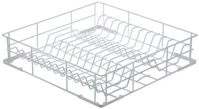 Tallerkenkurv L 550mm B 550mm H 125mm Tallerken 24 Tallerken ø 270mm