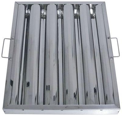 Flammebeskyttelsesfilter AISI 304/1.4301 H 490mm B 390mm Tykkelse 48mm Størrelse tommer  -