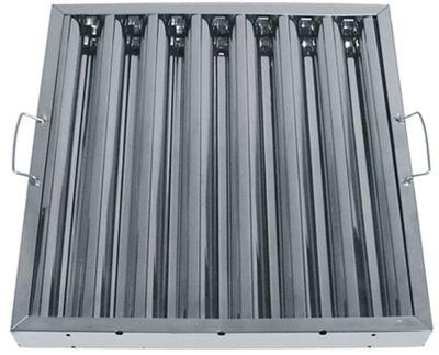 Flammebeskyttelsesfilter AISI 304 H 395mm B 395mm Tykkelse 48mm Størrelse tommer 16x16x2