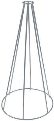 Stel L 387mm CNS D1 ø 200mm D2 ø 35mm til sprøjtepose