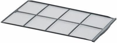 Luftfilter Plastik L 445mm B 243mm til ismaskine