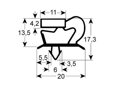 Pakning Profil 9048